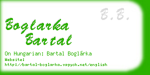 boglarka bartal business card